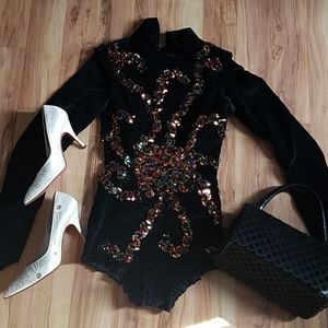 Vintage 50s 60s Majorette Costume XS